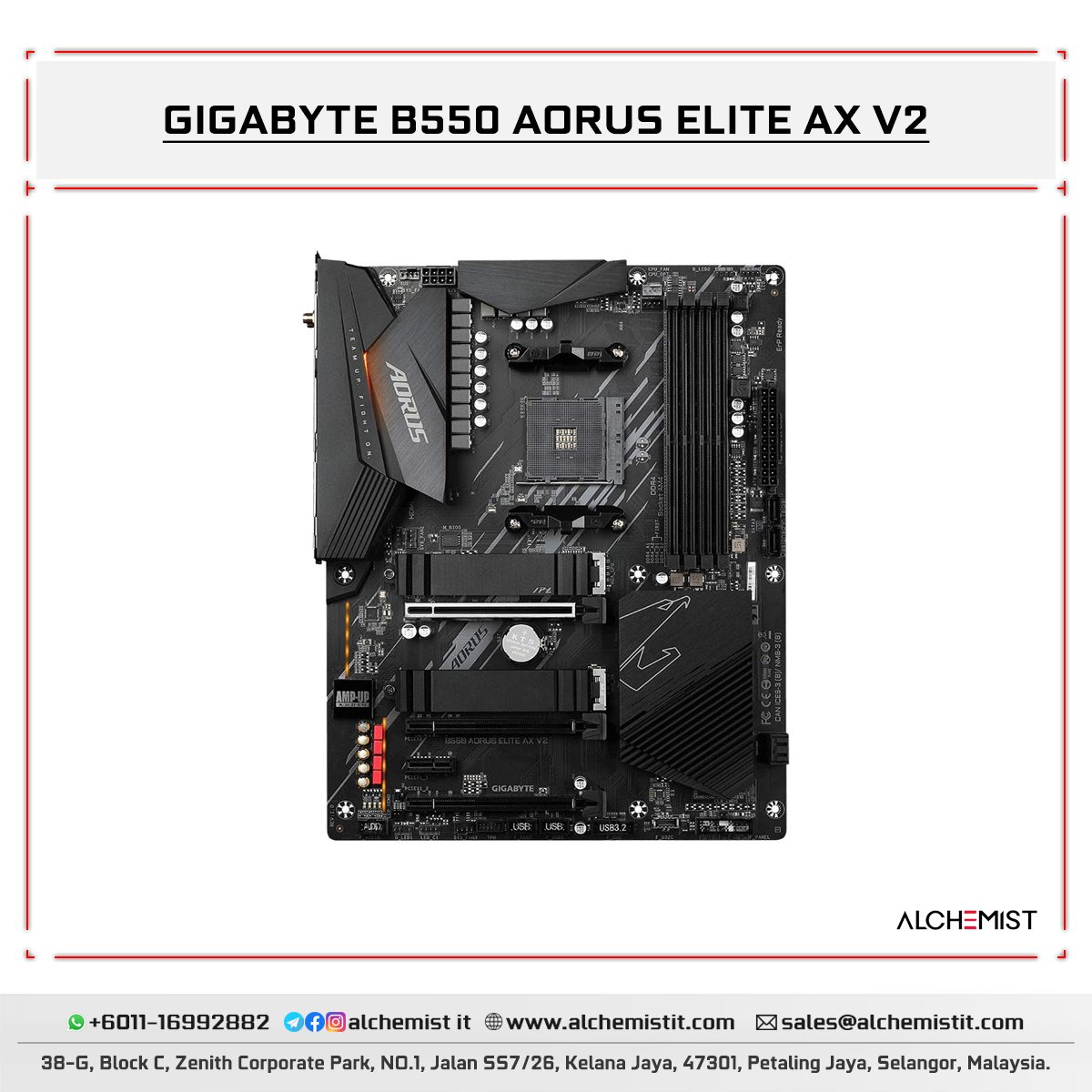 GIGABYTE B550 AORUS ELITE AX V2 | Alchemist IT Online Store