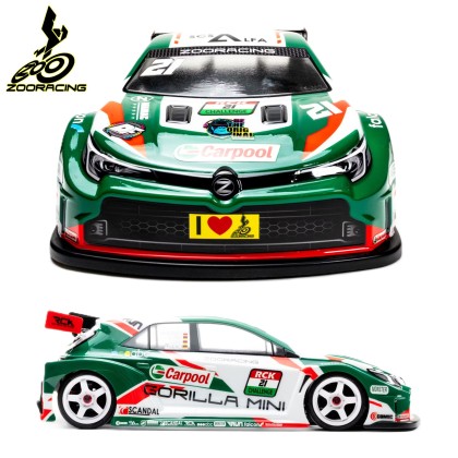 ZooRacing ZR-0021-07 Gorilla MINI M-chassis touring car - 0.7 mm