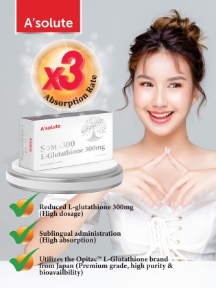 soma glutathione A'SOLUTE SOMA300 30S