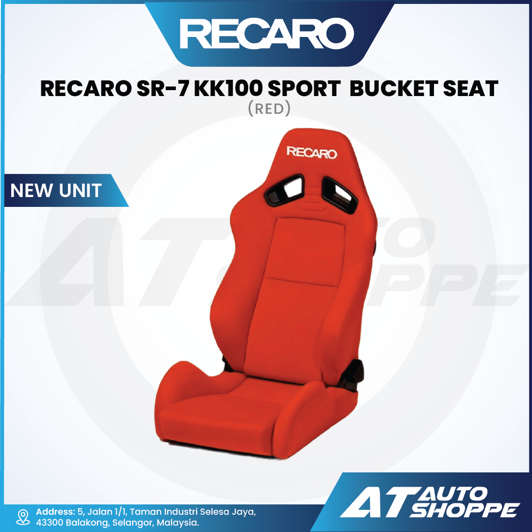 RECARO SR-7 KK100 (RED) BUCKET SEAT KERUSI | AT AUTO SHOPPE | 4x4 
