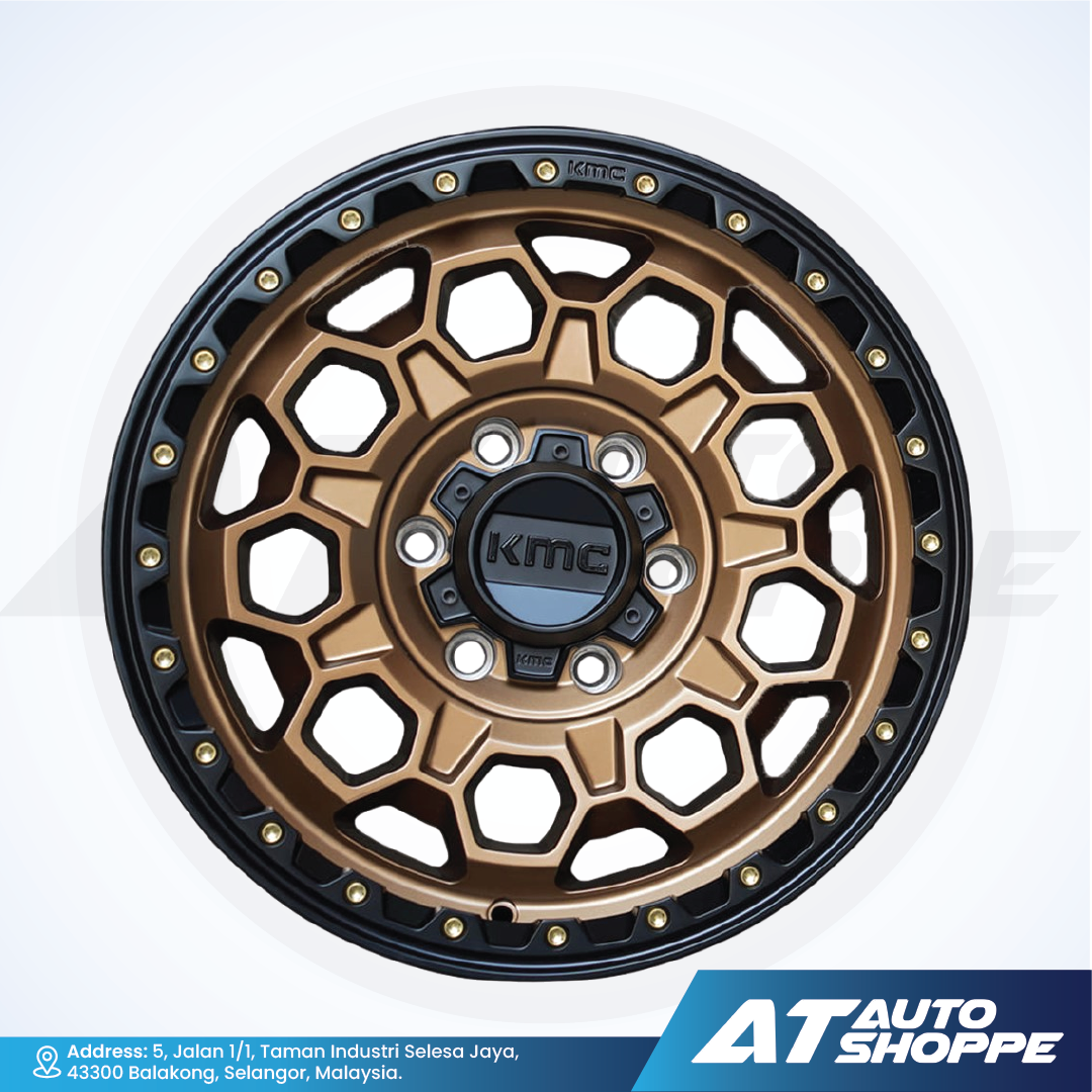 KMC KMC KM545 Trek Bronz ホイール 17インチ 17 X 9.0J +0 6穴