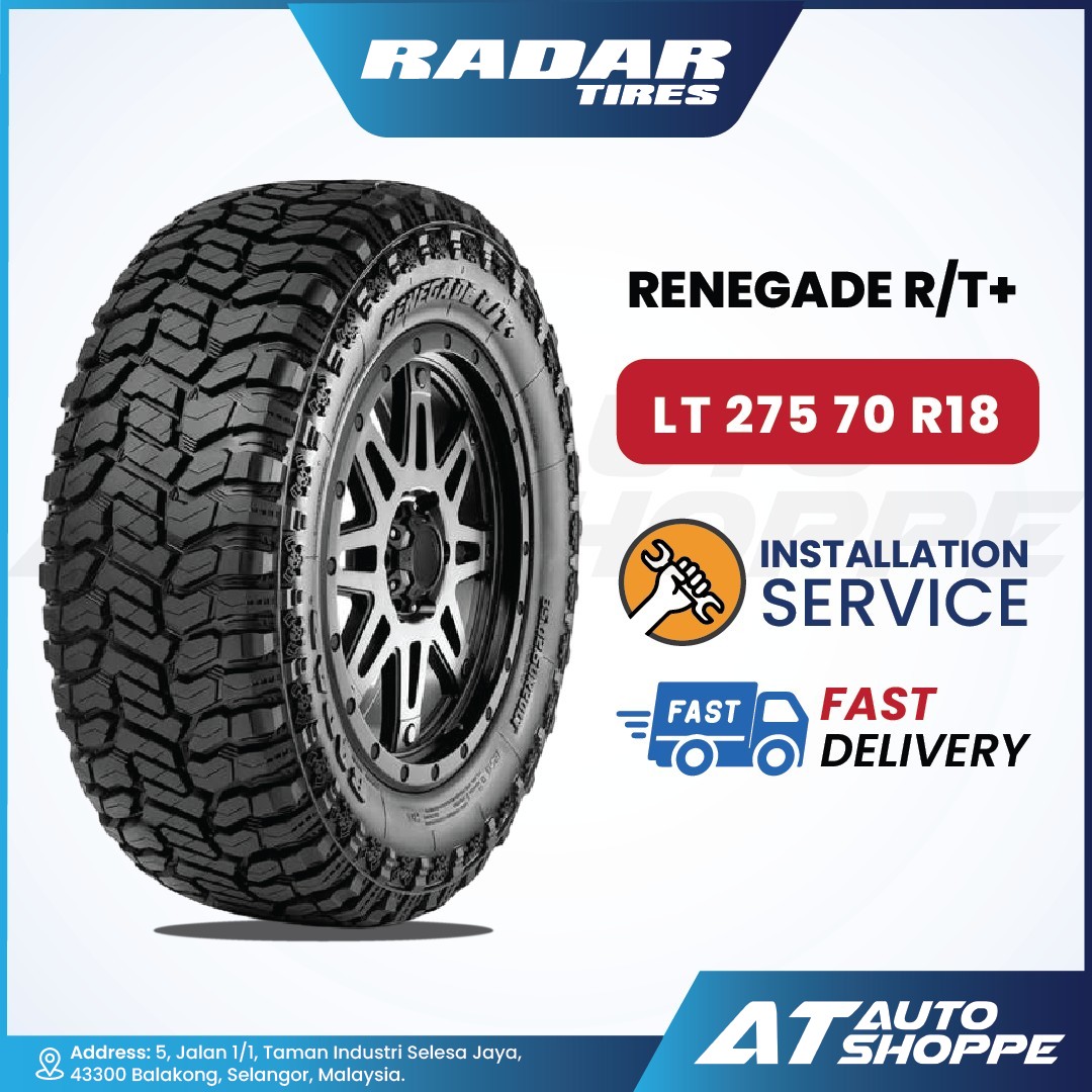 RADAR RENEGADE R/T+ 265 60 R18 TYRE TYRES TIRE TIRES TAYAR | AT 