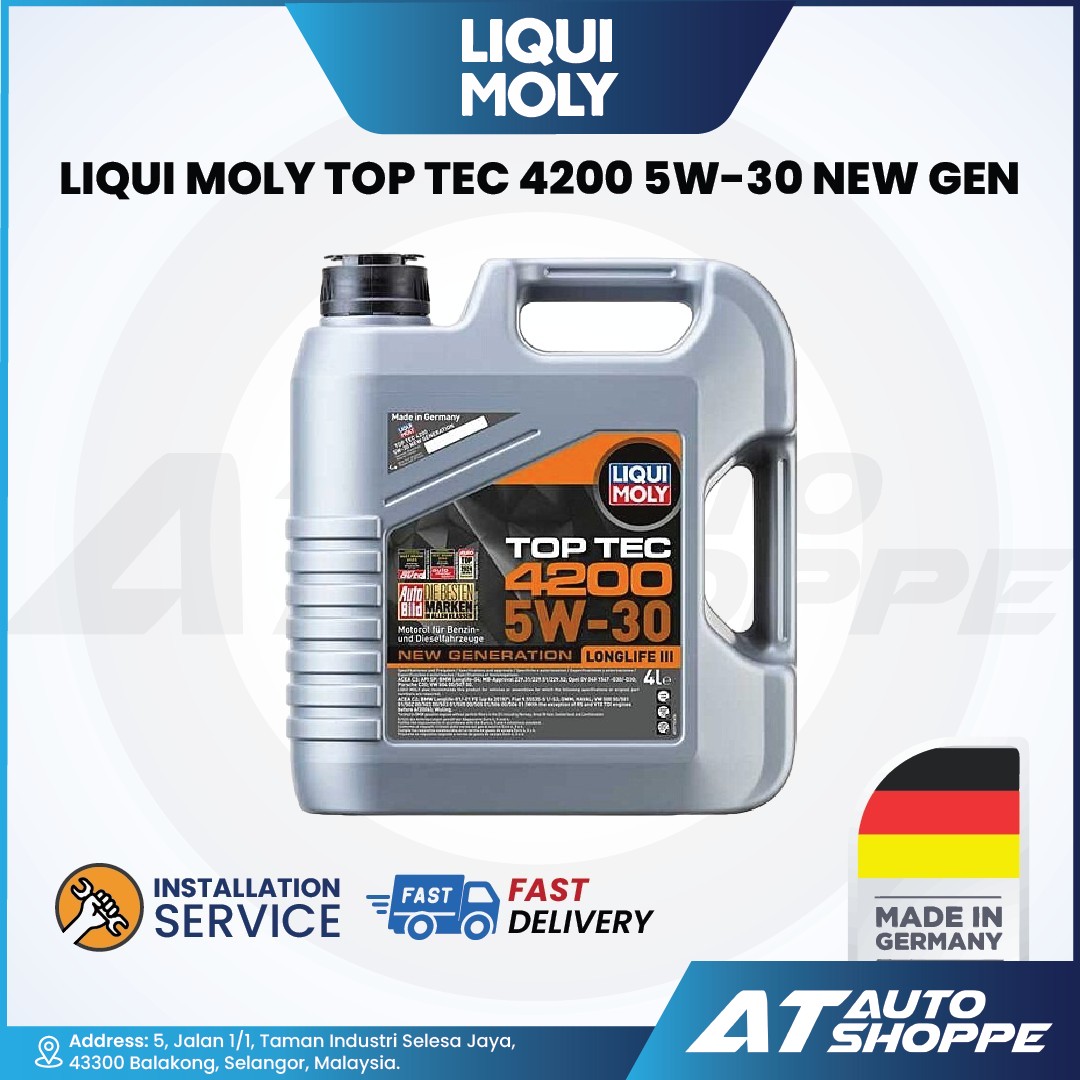 Liqui Moly Top Tec 4200 5W-30 New Gen (4L) | AT AUTO SHOPPE | 4x4