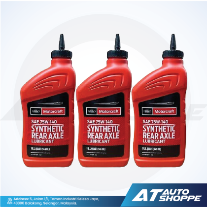 Motorcraft SAE 75W-140 Synthetic Rear Axle Lubricant | AT AUTO