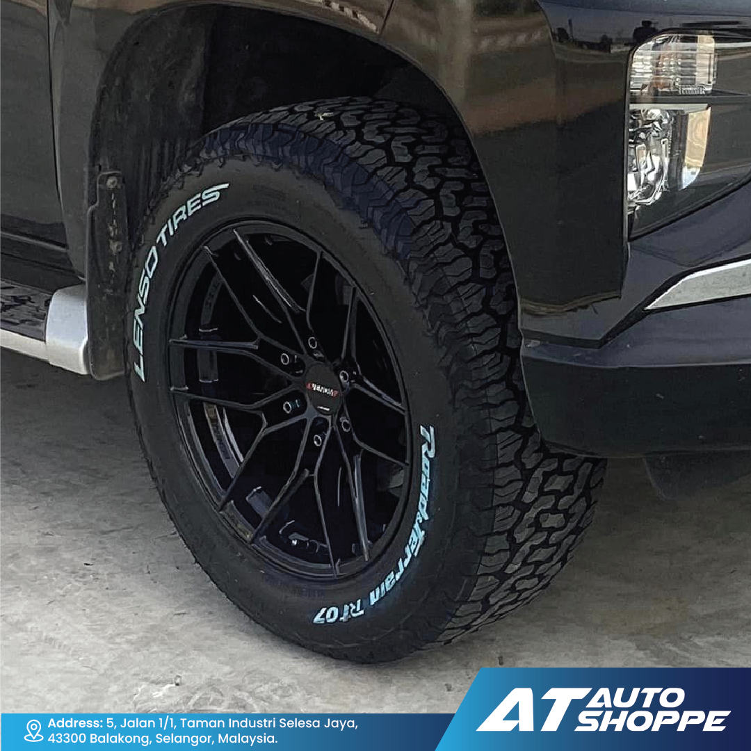 Lenso Venom VT3 Matte Black 20x9.5 ET15 6x139.7 (1 Piece) | AT