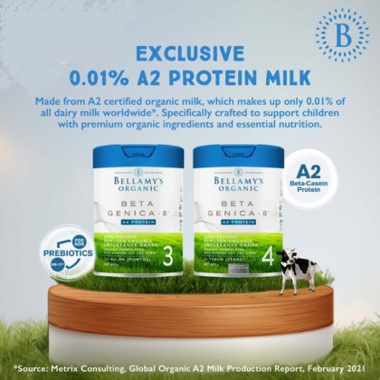 Bellamy's Organic Beta Genica-8 Step 3 Toddler Milk Drink