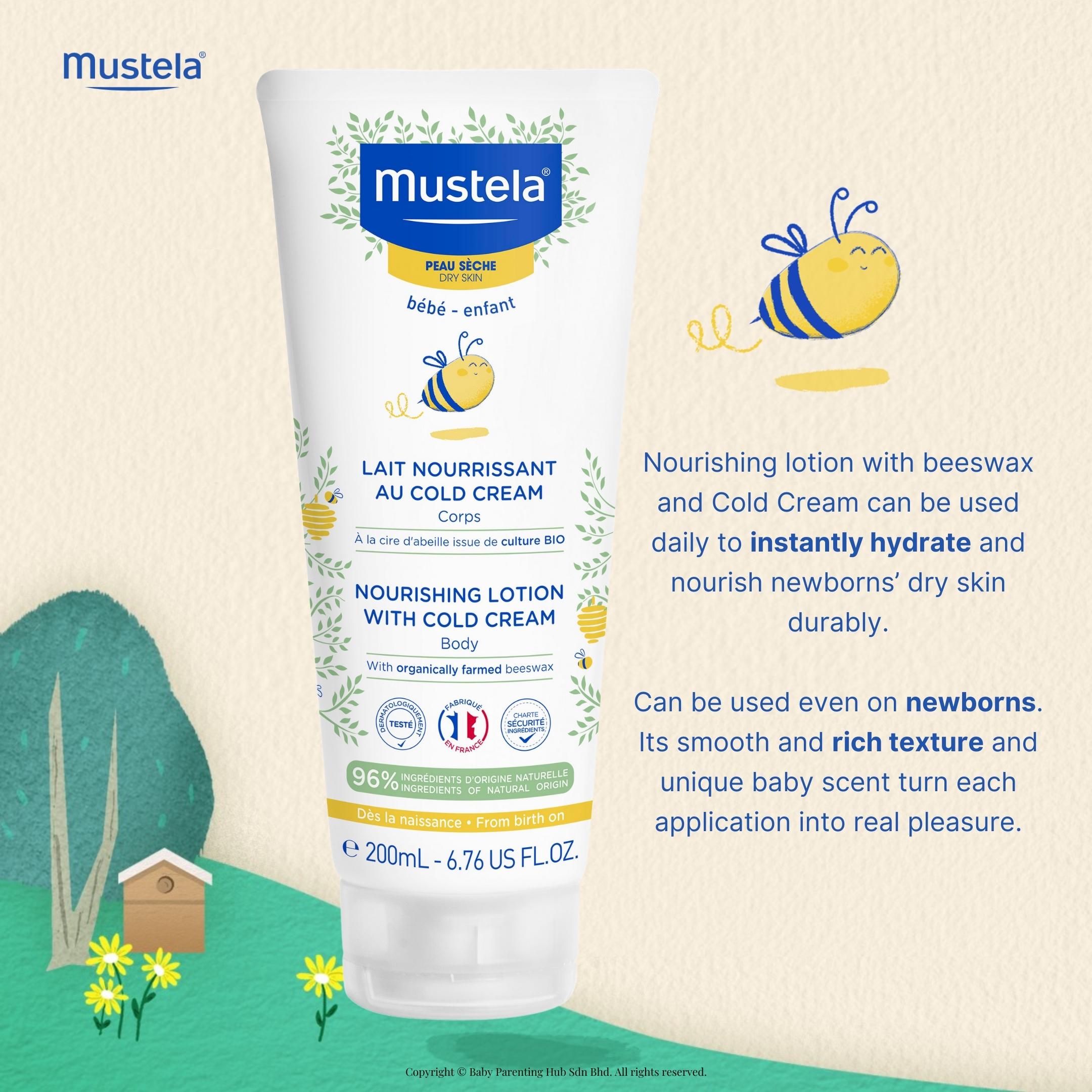 Mustela Nourishing Body Lotion with Cold Cream With Beeswax 200ml