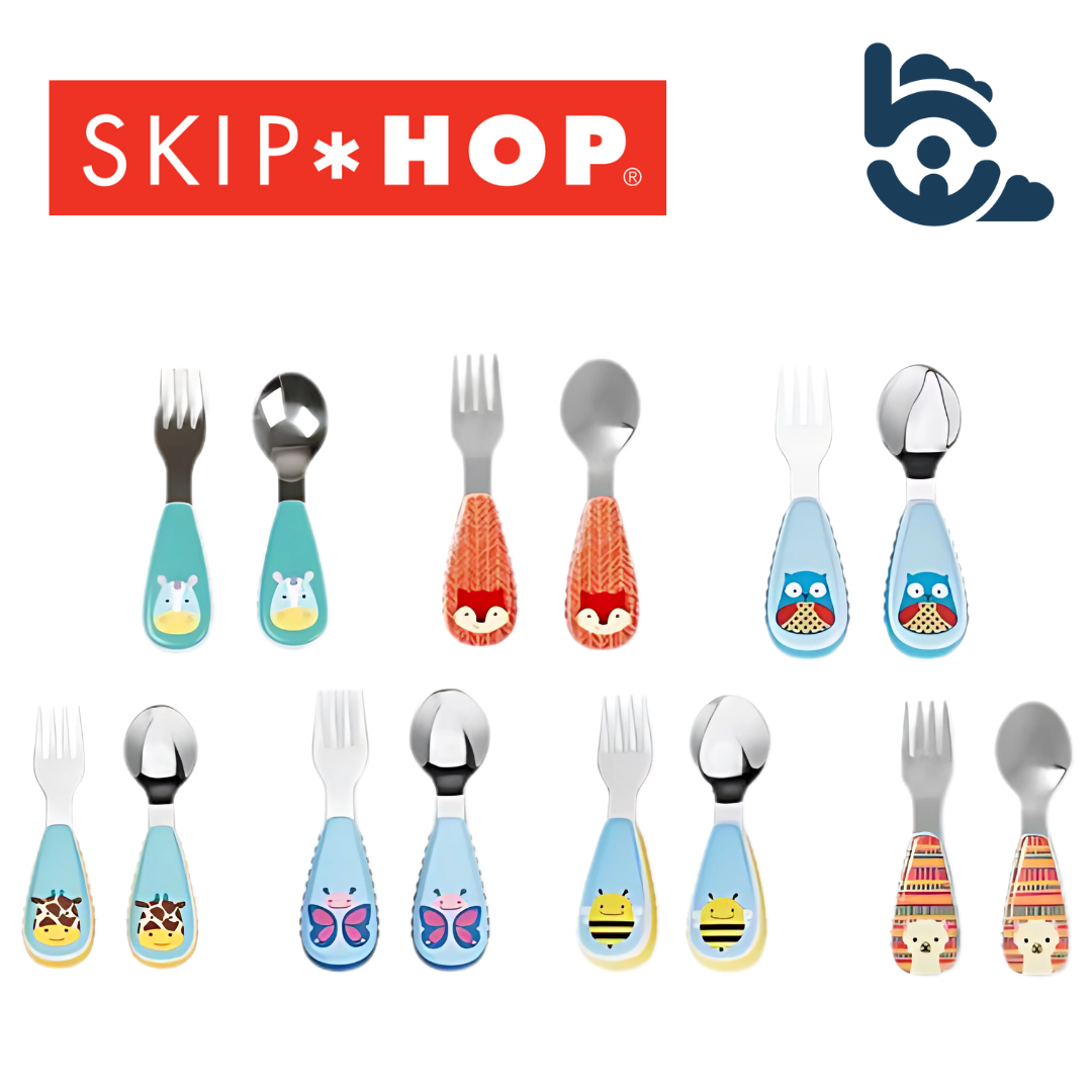 Skip Hop Zootensils Fork & Spoon Set | Baby Wonderland