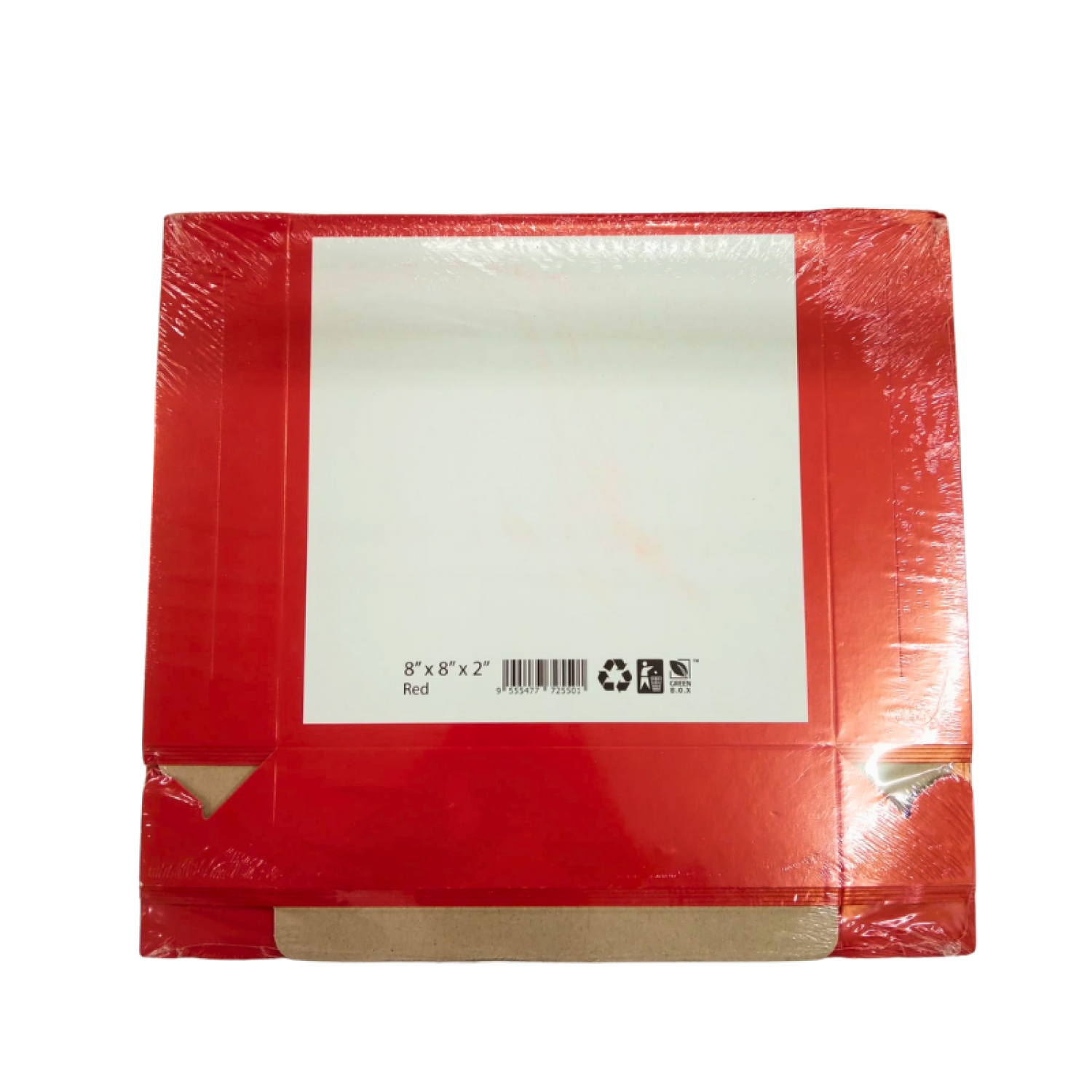 CAKE BOX 8X8X2 RED 10PCS | Baking Items Supply Online in Singapore