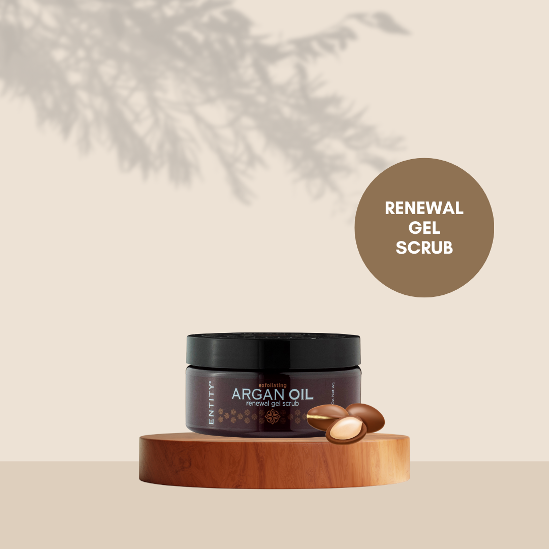Entity Arganöl Renewal Gel Scrub – Zuckergel-Peeling Mit Arganöl, 226 G, Kalt Hergestellt Für Schonende Reinigung