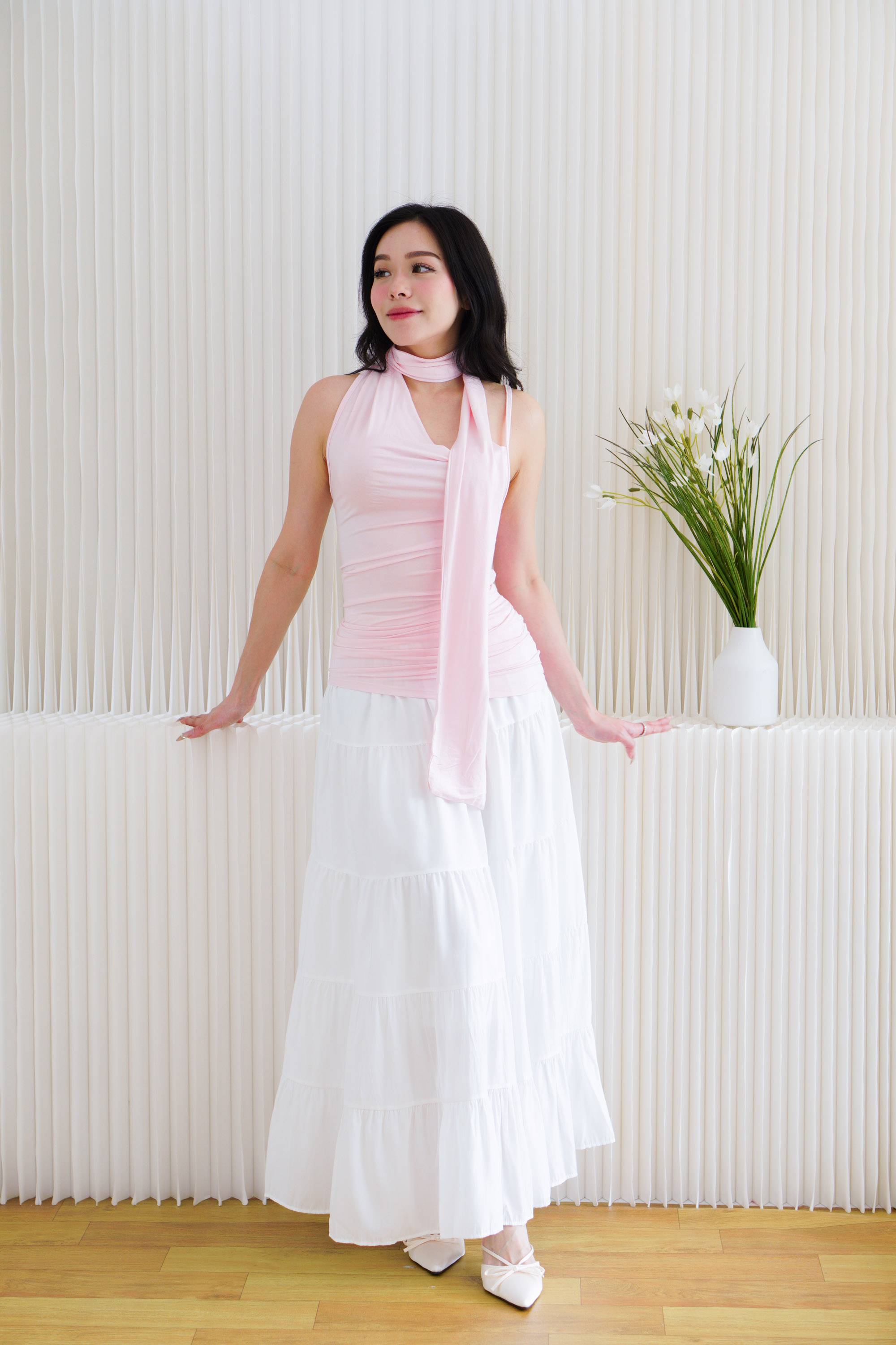 open lace back dress Bash Paris Fingston Dress