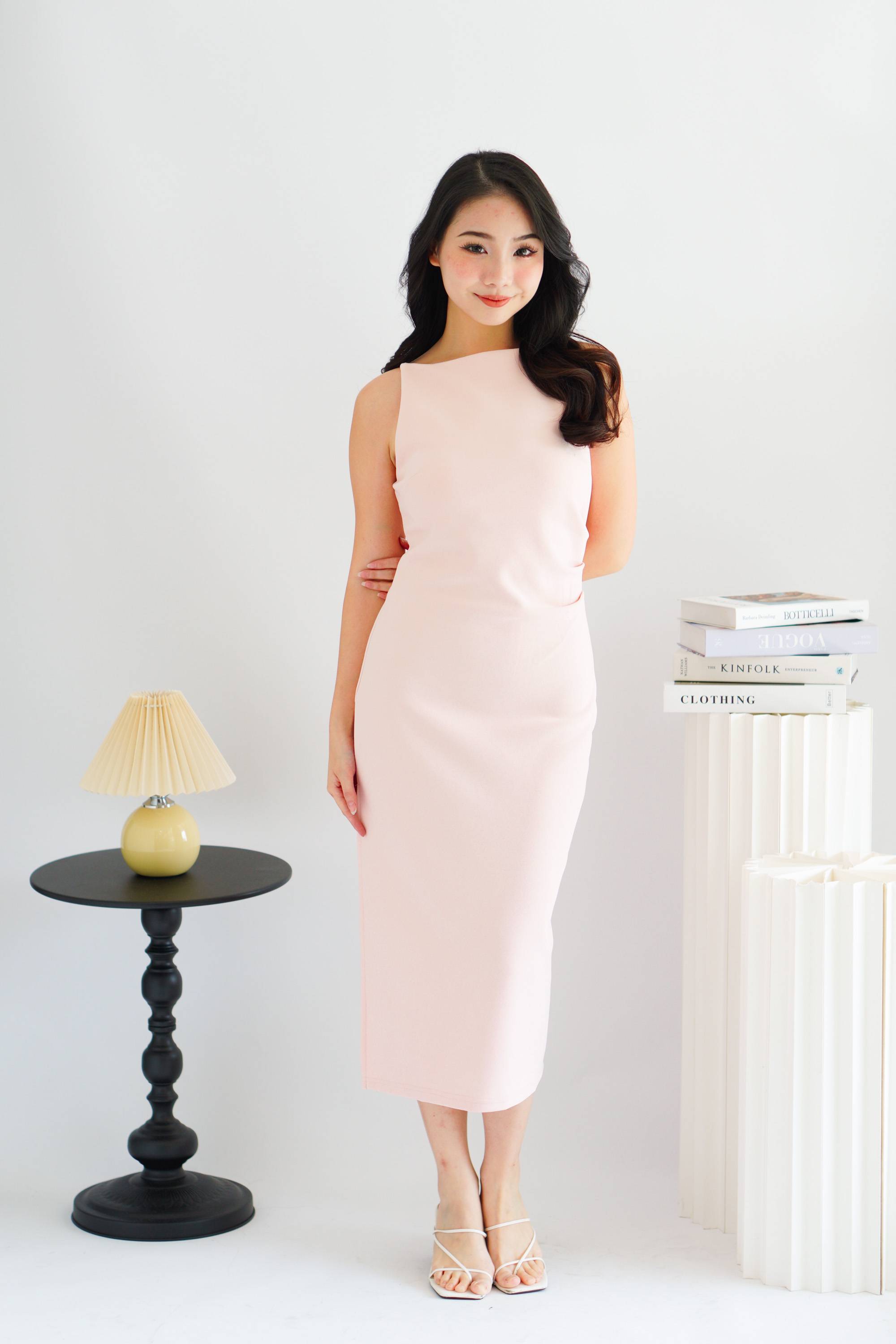 green emerald velvet dress Bash Paris Grace Dress