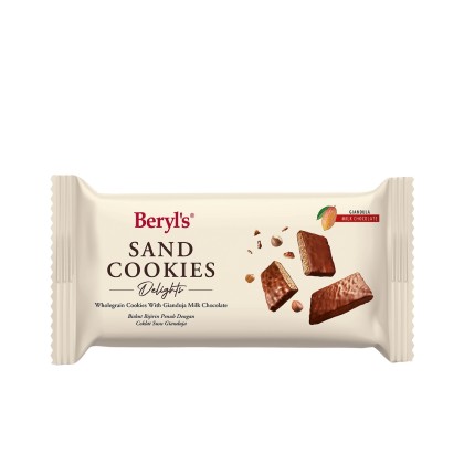 Beryl's Sand Cookies Delight Wholegrain Cookies Gianduja Milk Chocolate 90g