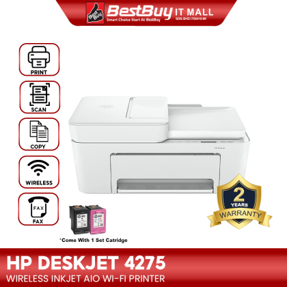 HP DESKJET 4275 INKJET AIO WI-FI PRINTER | BestBuy IT Mall is a local ...