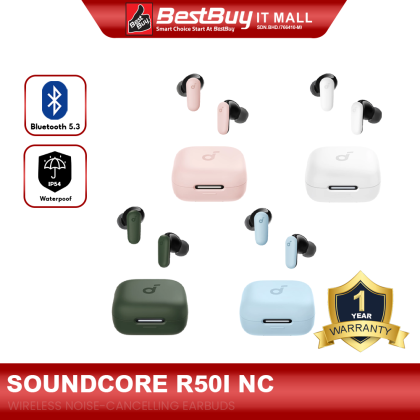 SOUNDCORE R50I NC WIRELESS NOISE CANCELLING TWS/ EARBUDS | BestBuy IT ...