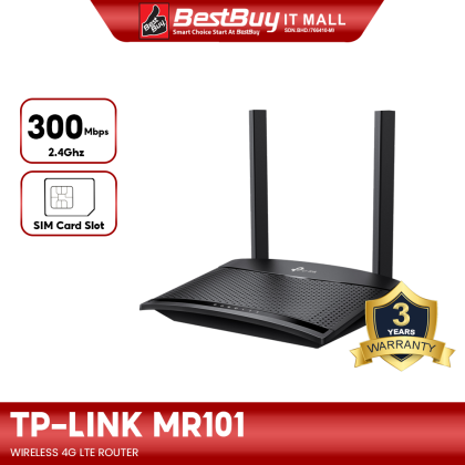 TP-LINK MR101 WIRELESS 4G LTE SIM CARD ROUTER | BestBuy IT Mall is a ...