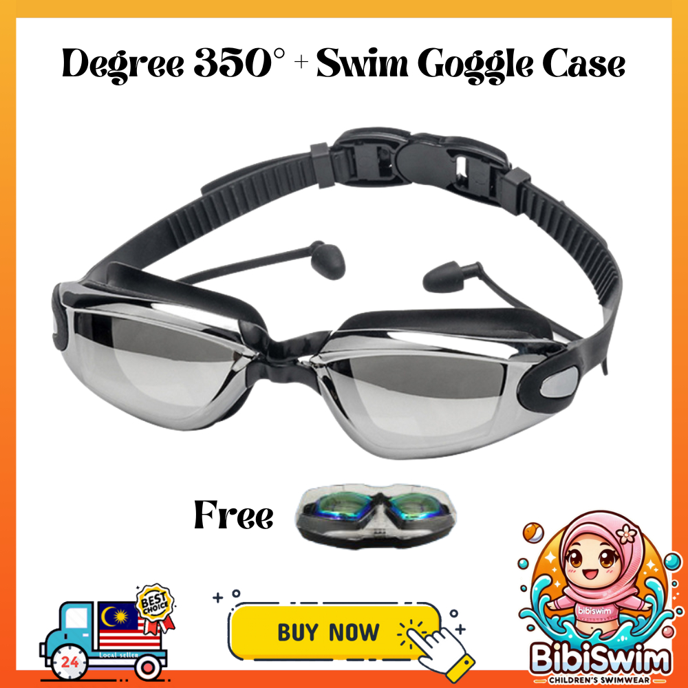 BIBISWIM Goggles Swim Glass Swimming Goggle Gogle Renang Google Berenang​ Dewasa​ Diving Snorkeling