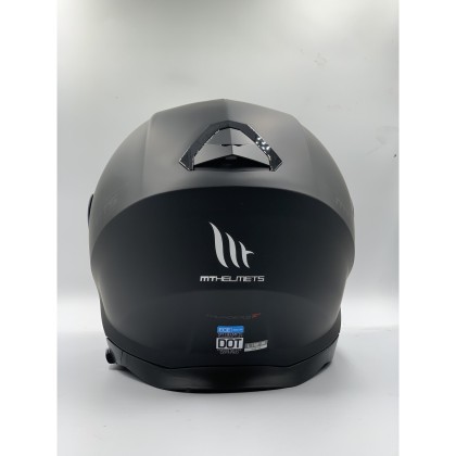 casco mt helmets thunder 3 SV T-X Matte Full Face Helmet Sharp 4-Star Rated, DOT & ISI Certified, Dual Visor, Wind Tunnel Tested, Lightweight Shell (Black Neon, M) Car & Motorbike Aerodynamic design MT Helmet Thunder 3 SV