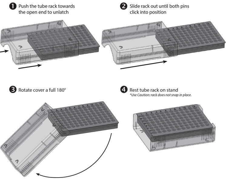 [ HEATHROW SCIENTIFIC ] Low Temp PCR® Rack, 96 well | Biohaus Store