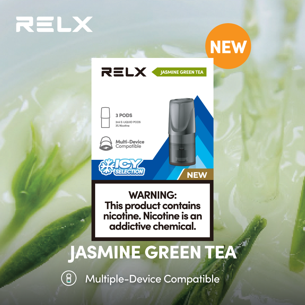 relx pod jasmine green tea Buy the Best Relx Optimus 6000 puffs Review in Dubai, UAE main image 1