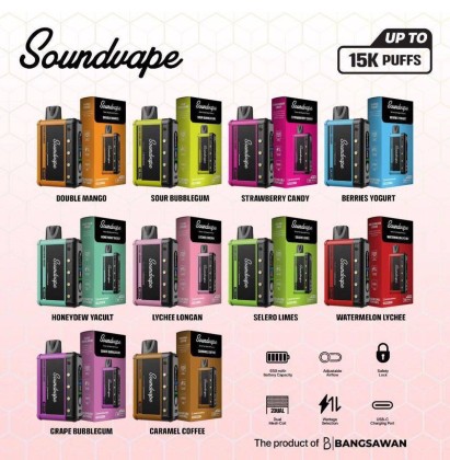Soundvape by Bangsawan 15K puffs Disposable Pod | MyEasyPod - Best Vape ...