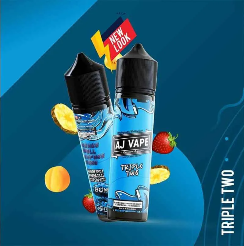 AJ Vape Freebase 50ml mango blackcurrant, double apple, pineapple pomboost,  triple two | MyEasyPod - Best Vape Devices & E-liquids