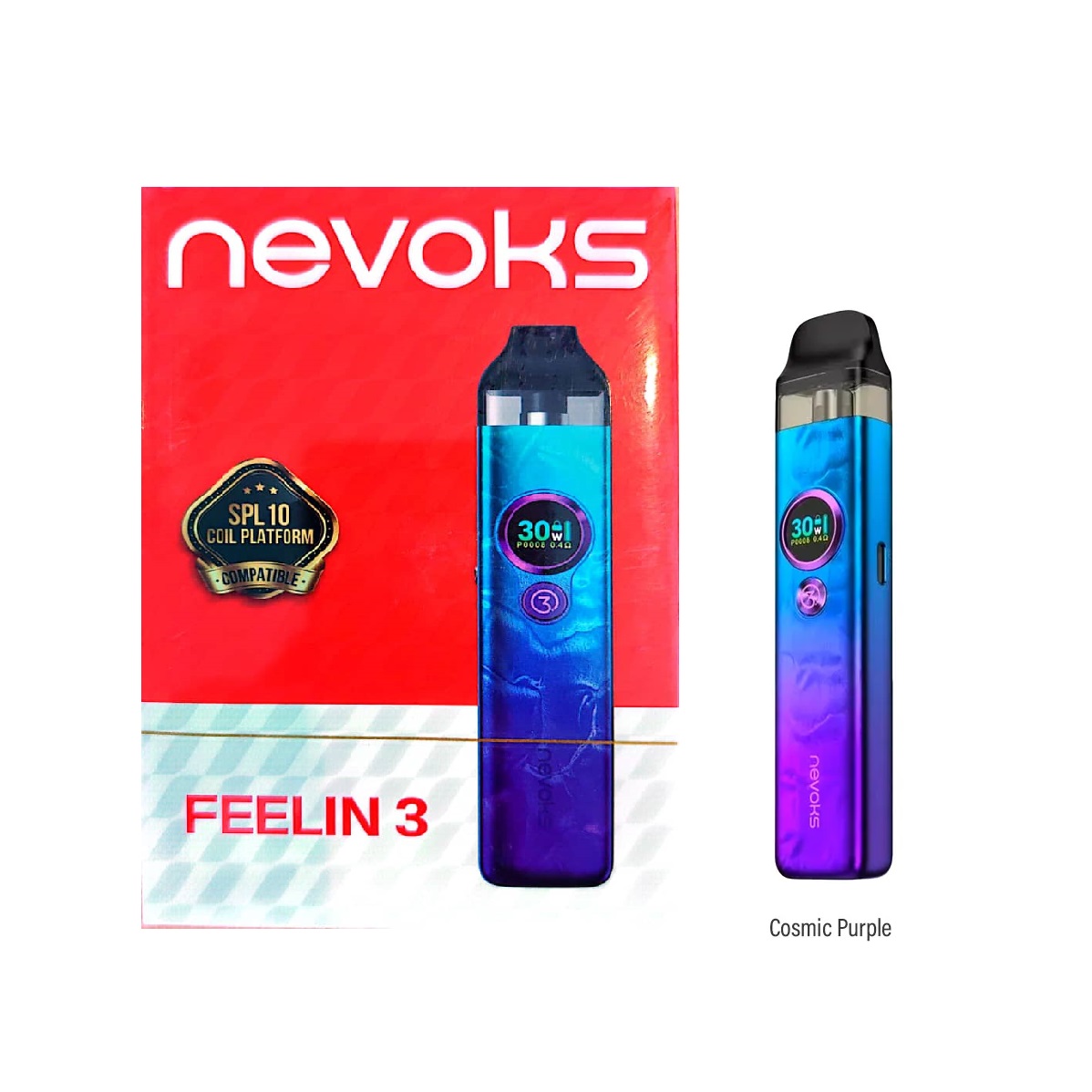 Nevoks Feelin 3 Kit  Powerful 30W Vape Pod | Malaysia MyEasyPod |  MyEasyPod - Best Vape Devices & E-liquids