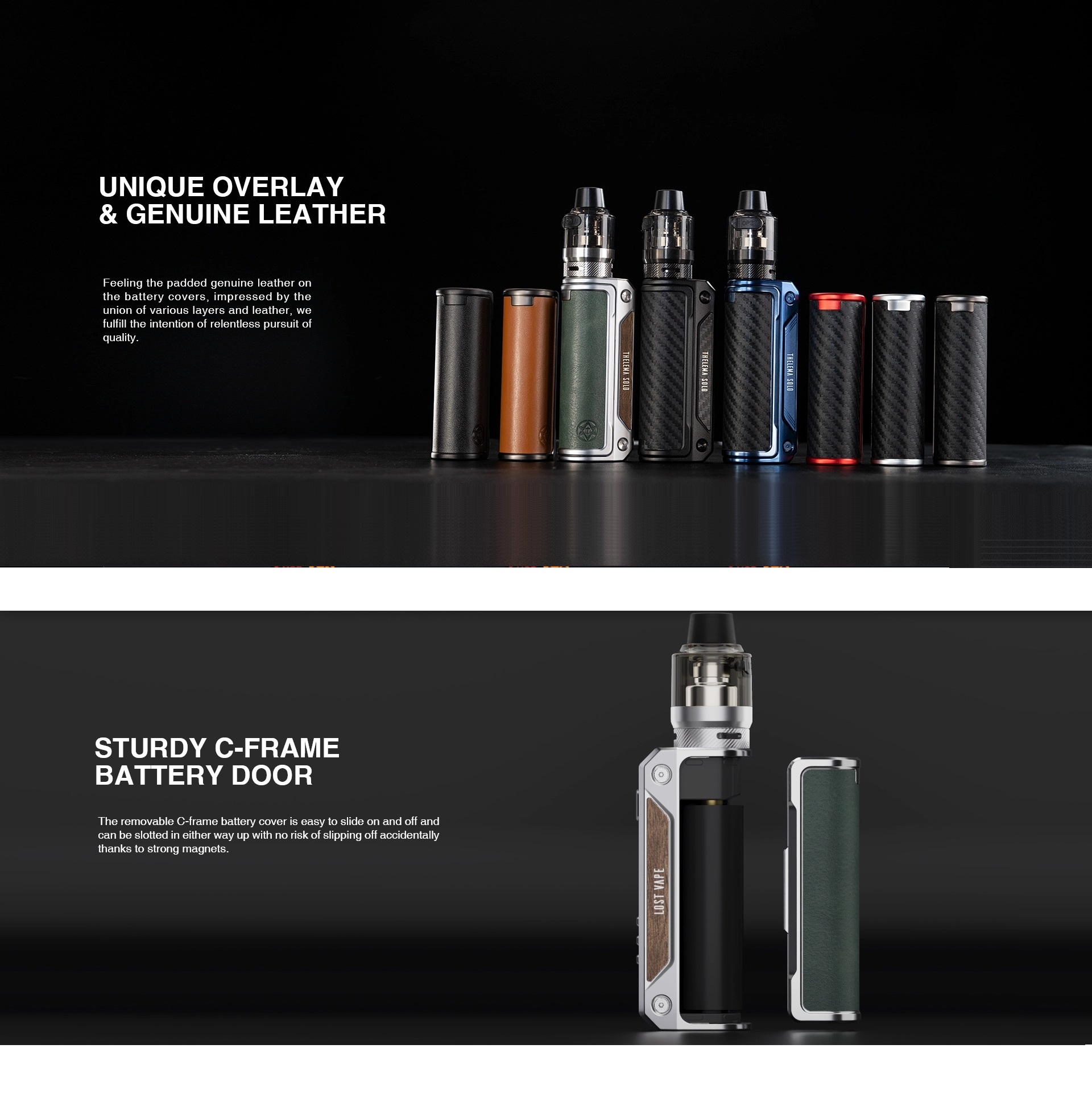 Lost Vape Thelema Solo 100W Box Mod – Quest 2.0, Single 21700 Battery  Support | Myeasypod | MyEasyPod