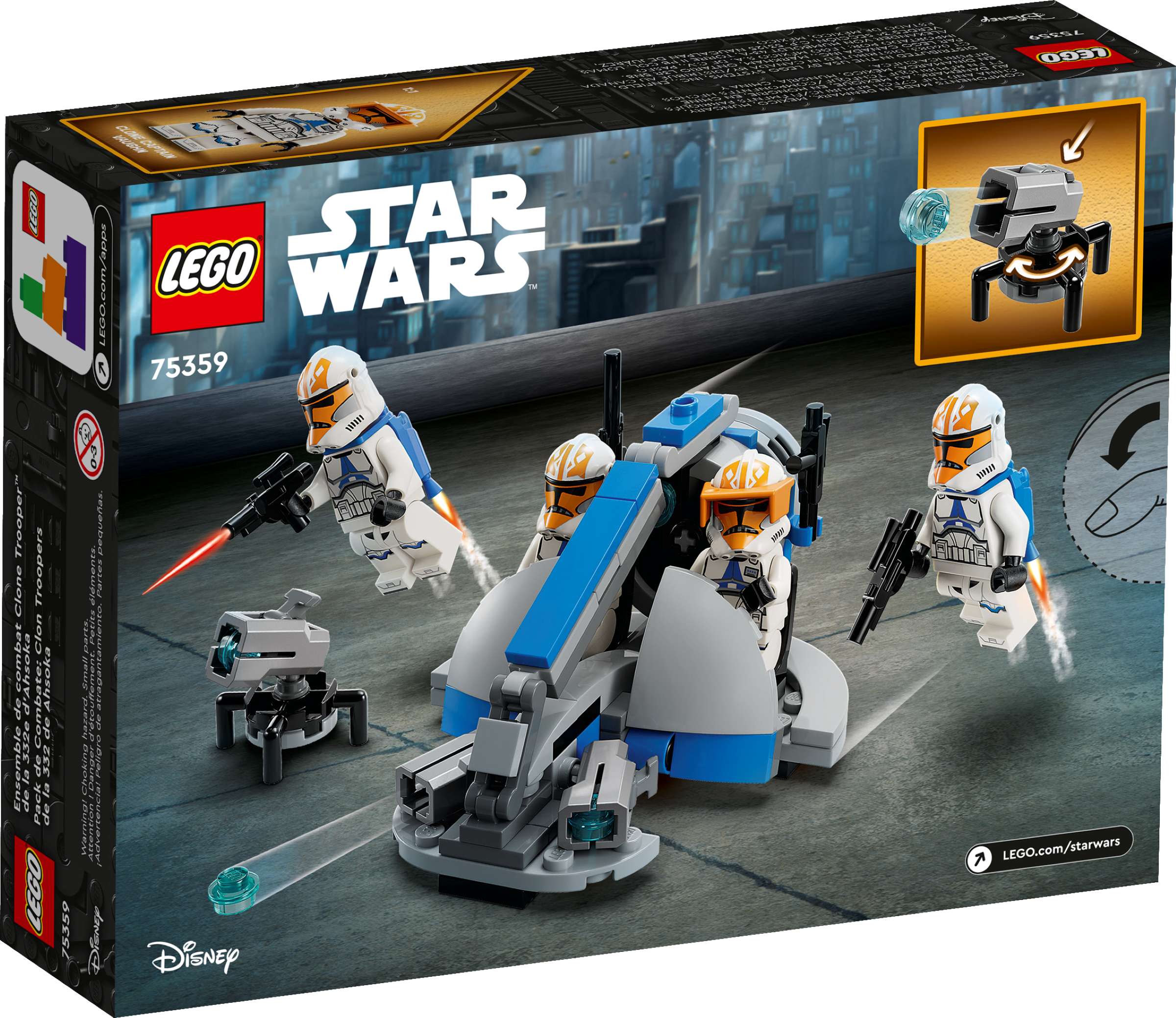 Brick Block 75359 332nd Ahsoka's Clone Trooper™ Battle Pack