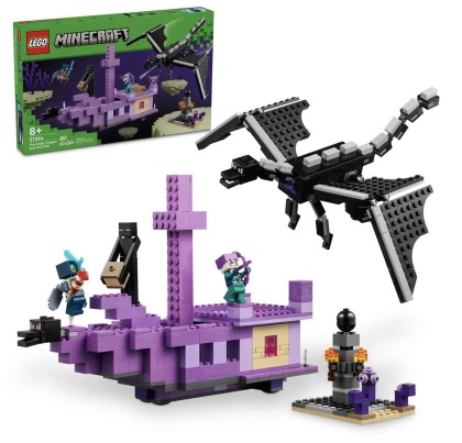 Brick Block 21264 The Ender Dragon and End Ship LEGO