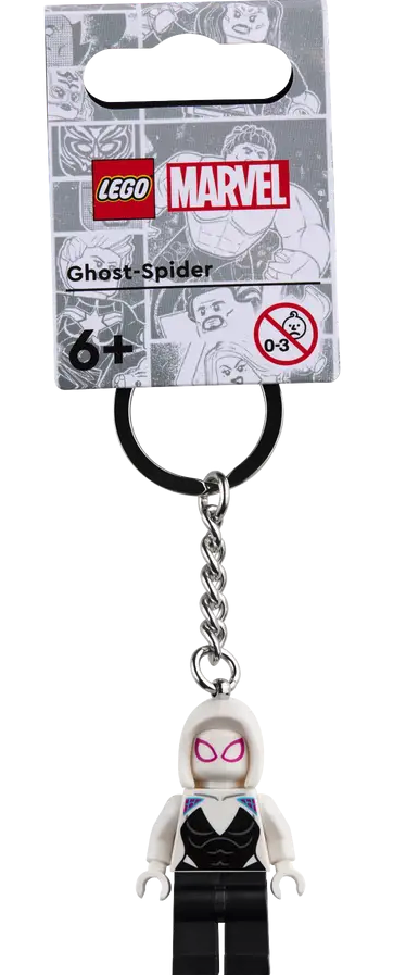 Brick Block 854292 Ghost-Spider Key Chain Brick Block