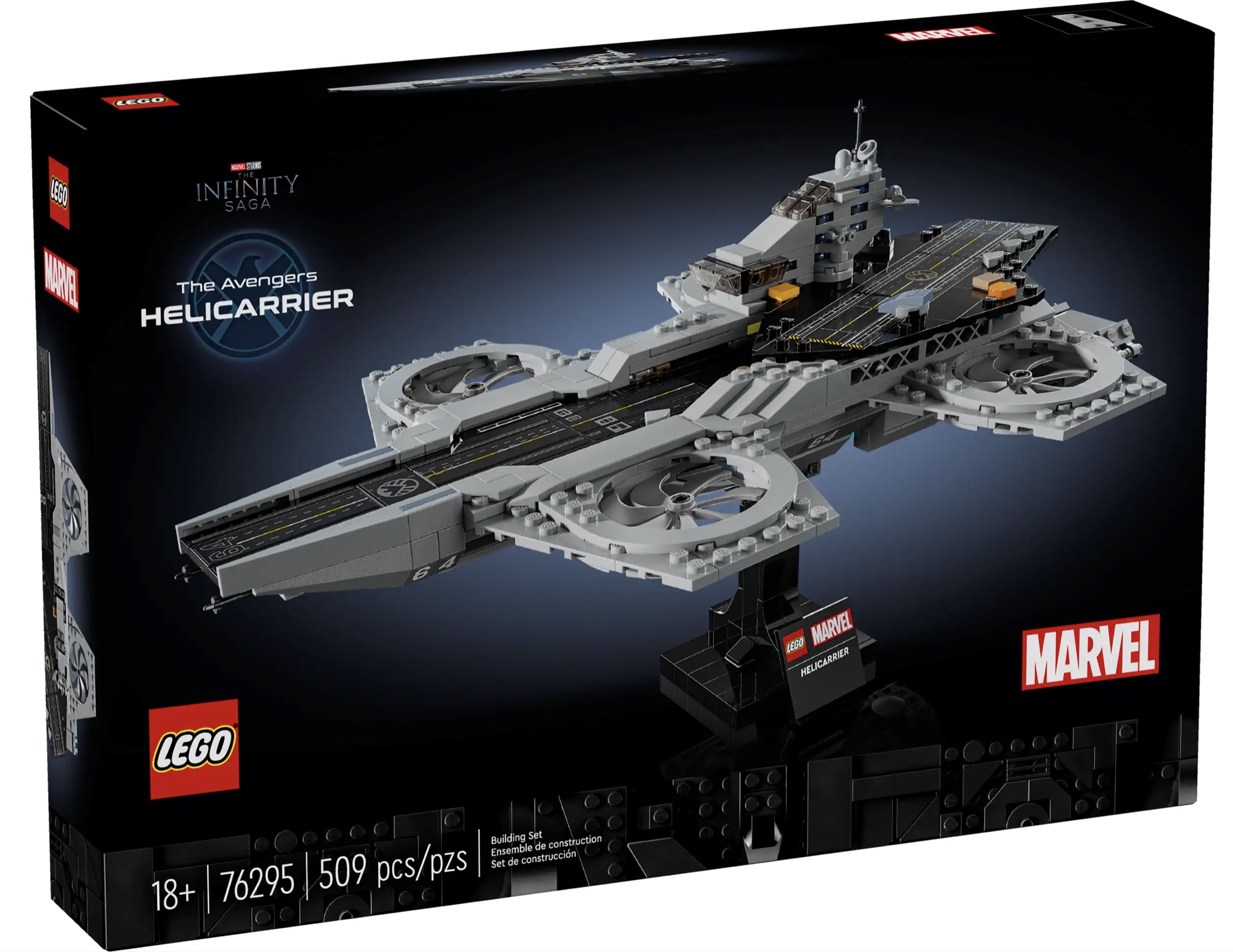 Brick Block 76295 The Avengers Helicarrier LEGO Marvel Super