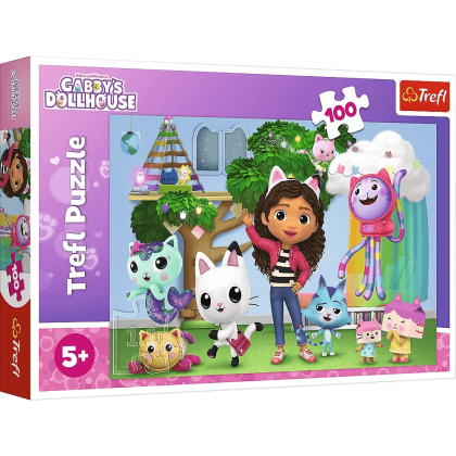 Trefl Puzzle Gabby's Dollhouse 100 pcs | Brick Sanctuary Toys