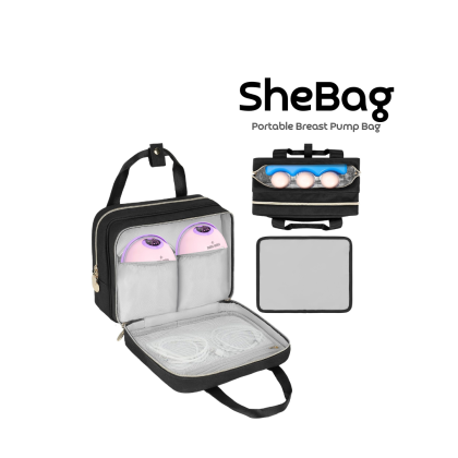 Bunny Goody Shebag Portable Breast Pump Bag with cooler