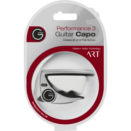 G7th Performance 3 Guitar Capo, Gold, Silver, Black or Celtic Special Edition