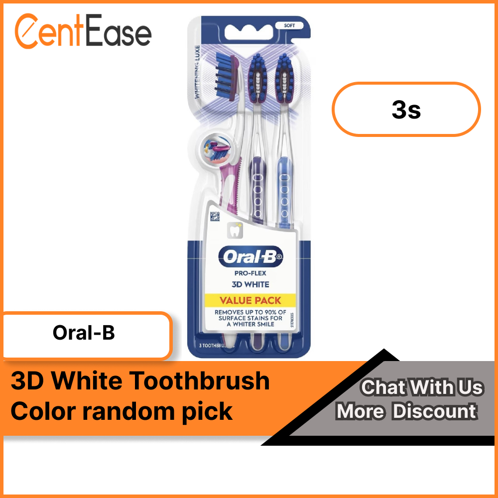 Oral-B 3D White Toothbrush 3s
