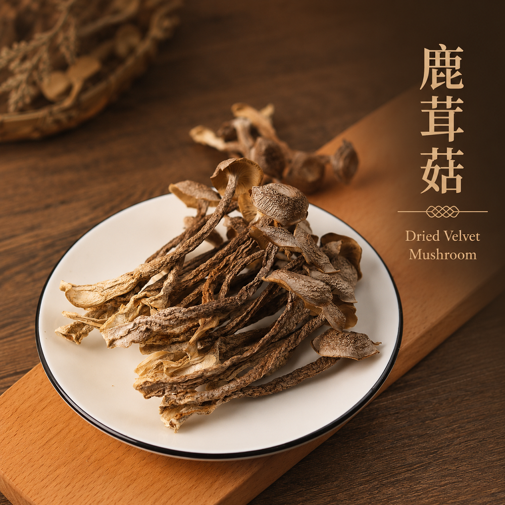 鹿茸菇130g Dried Velvet Mushroom 野生鹿茸菇云南特产鹿茸菌煲汤食材