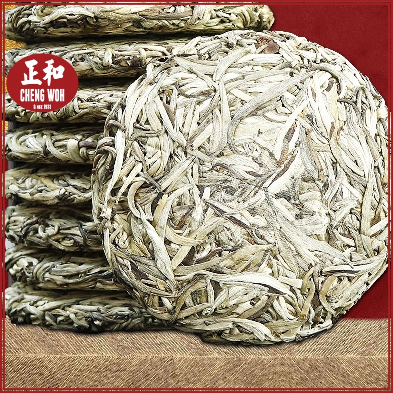 特级白茶100g 福鼎福建Premium White Tea 白毫银针明前首采茶饼| Cheng