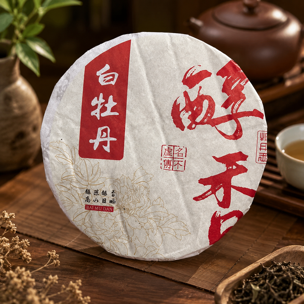 福鼎高級牡丹王の白茶☆ 福鼎白茶荒野牡丹王茶饼150g Fu Ding Huang Ye Mu Dan Wang White Tea