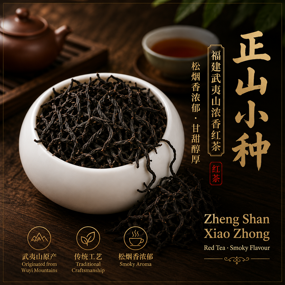 正山小种100g 福建武夷山浓香红茶Red Tea Smoky Flavour | Cheng Woh