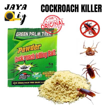 Tree Leaf Cockroach Powder Green Leaf *50pcs Per Box* Powder Cockroach Killer Ubat Lipas ORIGINAL ...