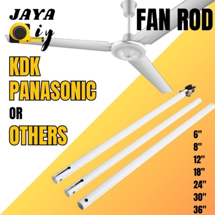 UNIVERSAL Ceiling Fan Rod KDK/PANASONIC Fan Rod Extension 6
