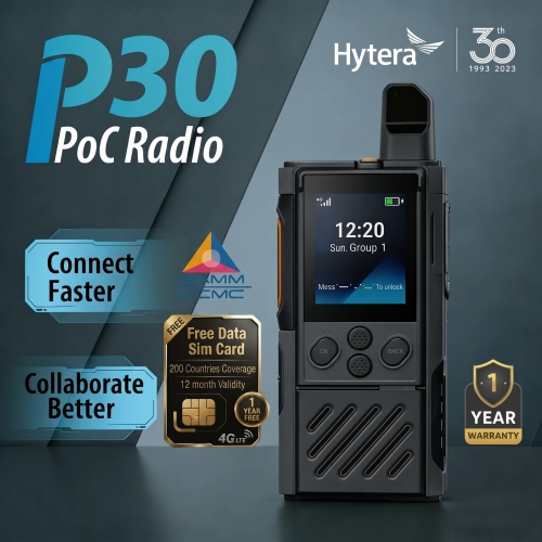 HYTERA P30 4G LTE Network POC Radio IP54 Walkie Talkie