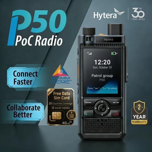 HYTERA P50 4G LTE Network POC Radio IP68 Walkie Talkie