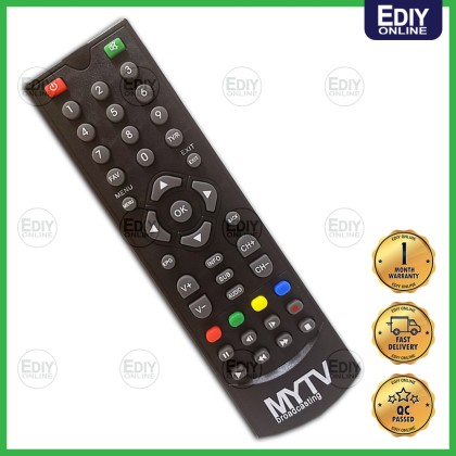 【NEW】 MYTV Remote Control SMALL (for Set Unit Dekoder Percuma Brim ...