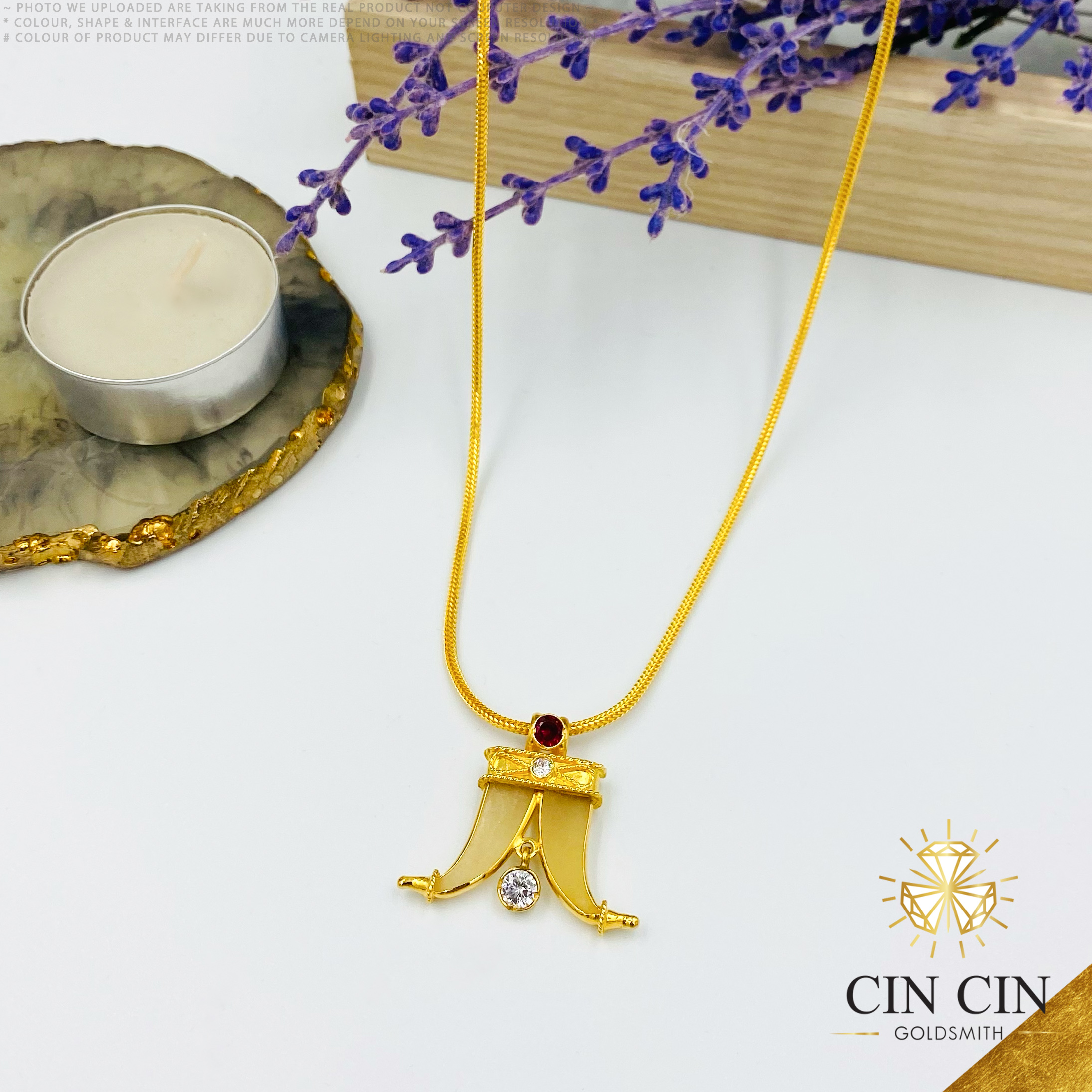 916 Gold Pendant Pulinagam