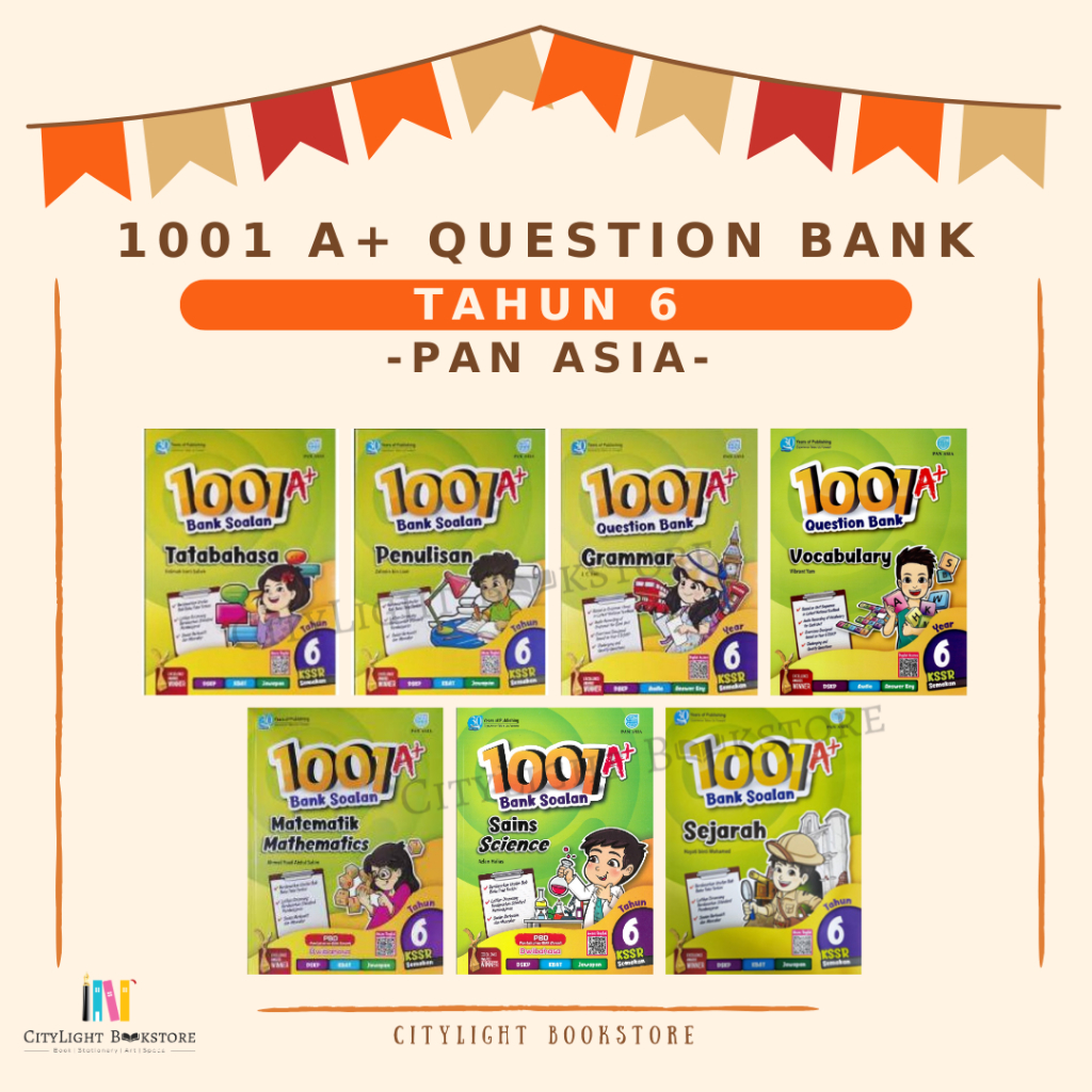 [CITYLIGHT] Buku Latihan 2023: 1001 A+ / Smart 1001 Bank Soalan Tahun 1 / 2 / 3 / 4 / 5 / 6 - Pan As