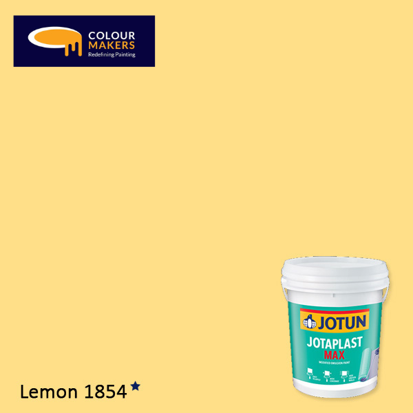 JOTUN JOTAPLAST MAX 1854 LEMON* | Colour Makers Paints Shop Sdn