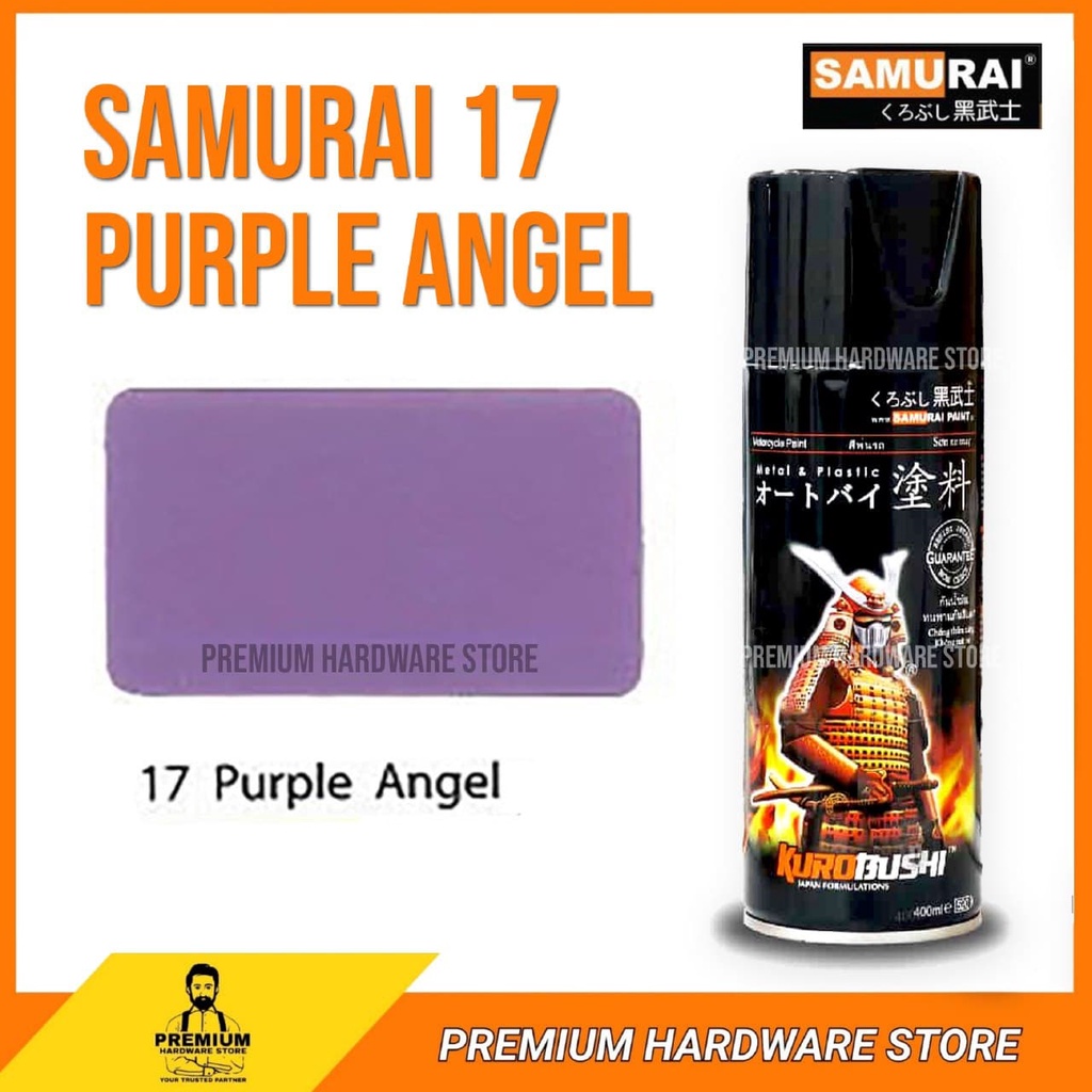 Samurai 17 Purple Angel Standard Spray 400ml | Premium Hardware Store