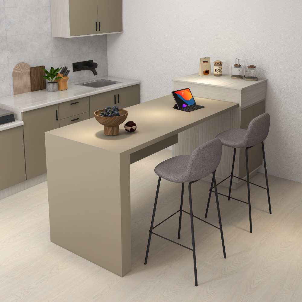 NOVA Island Table with Extendable Top | Como Home